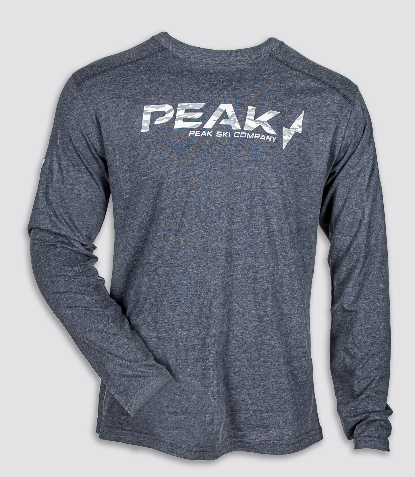Peak Unisex Long Sleeve Camo Lettered Tee