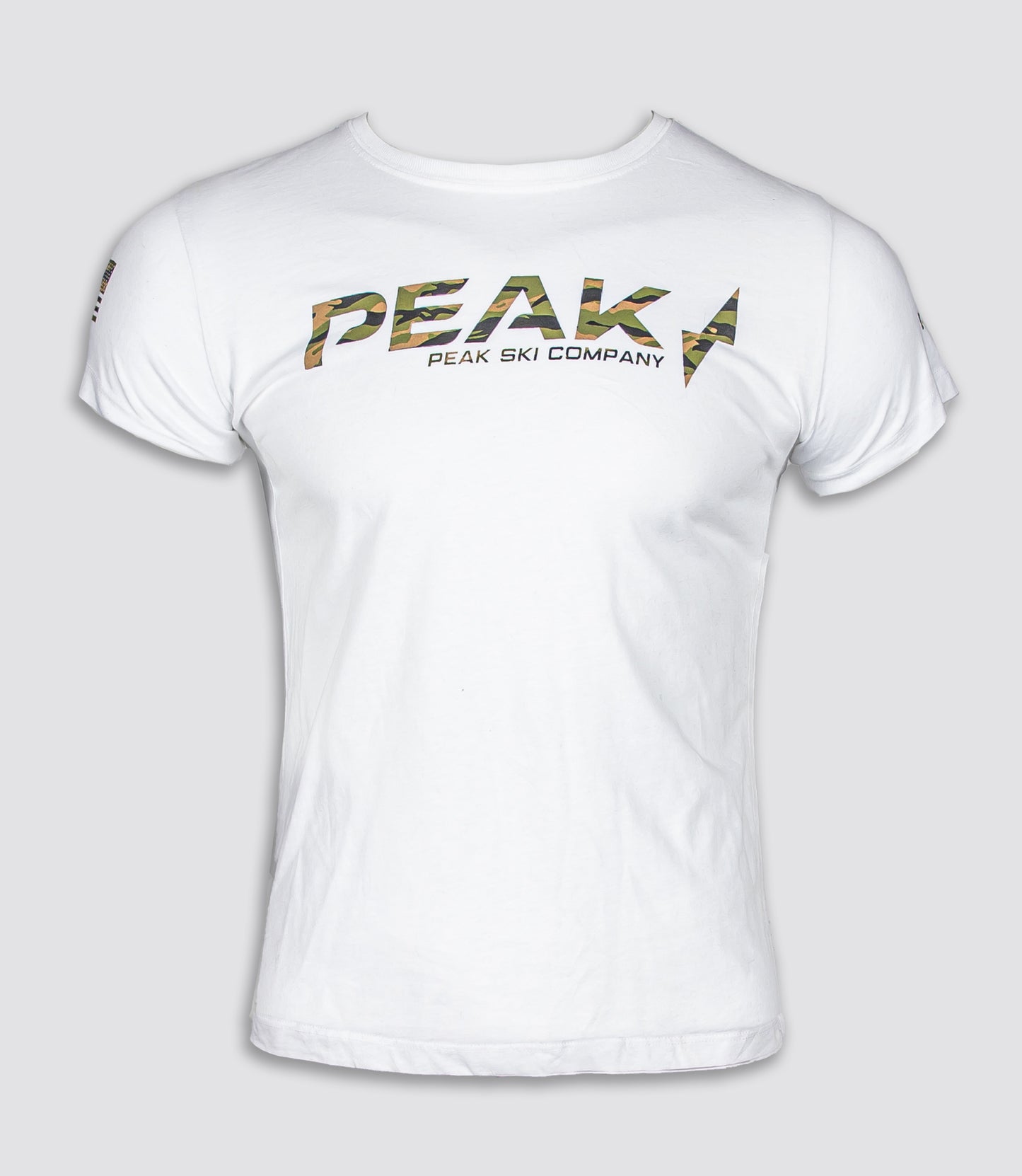 Peak Women's Short Sleeve Camo Lettered Tee